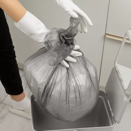 Пакеты для мусора 60 л x 50 шт. серые, Home Palisad 927125 купить в Сургуте