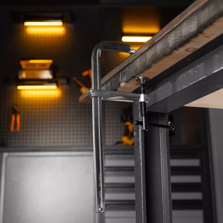 Струбцина F-образная Denzel 20477, 120x300мм, кованая купить в Сургуте