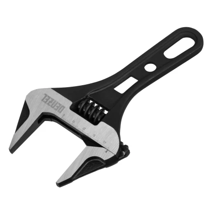 Ключ разводной 185 мм Denzel 15754, CrV, кованый, укороченная рукоятка купить в Сургуте