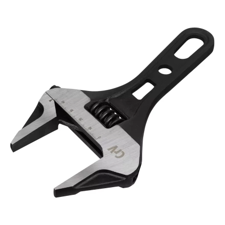 Ключ разводной 185 мм Denzel 15754, CrV, кованый, укороченная рукоятка купить в Сургуте