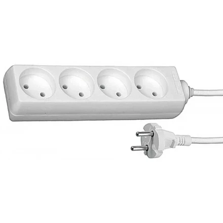 Удлинитель СВЕТОЗАР электрический, 4 гнезда, 3м SV-55040-3 купить в Сургуте