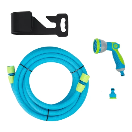 Набор поливочный Palisad 67672, шланг 10-30м, пистолет 8 реж., чехол, подвес, LUXE купить в Сургуте