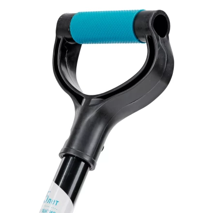 Лопата для уборки снега Palisad 61799, поликарбонат, 260х310х870 мм, стальной черенок, LUXE купить в Сургуте