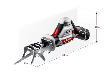 Пила сабельная аккумуляторная СПЛ-121 серия СТАНДАРТ купить в Сургуте