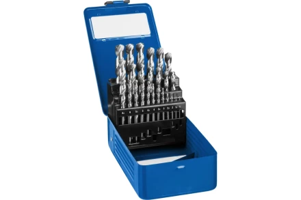 ЗУБР ПРОФ-А, 25 шт, (1-13 мм), сталь Р6М5, класс А, мет.бокс, набор сверл по металлу, Профессионал (29625-H25) купить в Сургуте