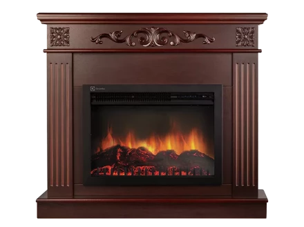 Портал для электрического камина Electrolux Noce 30 шпон темный дуб купить в Сургуте