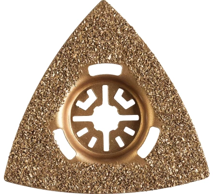 ЗУБР ШВТ-80 UniLock, 80 мм, OIS-хвост., насадка треугольная шлифовальная, Профессионал (15563-80) купить в Сургуте