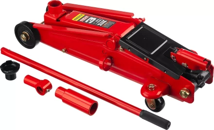 Домкрат гидравлический подкатной &quot;RED FORCE&quot;, для внедорожников, 3т, 155-545мм, STAYER 43157-3 43157-3 купить в Сургуте