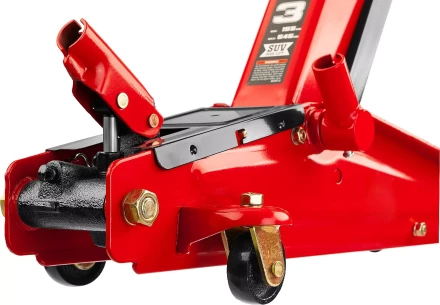 Домкрат гидравлический подкатной &quot;RED FORCE&quot;, для внедорожников, 3т, 155-545мм, STAYER 43157-3 43157-3 купить в Сургуте