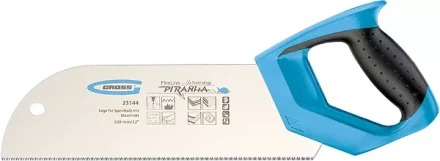 Пила для фанеры с запилом PIRANHA,300 мм/12&quot;,11-12 TPI,зуб 3D,каленый зуб,двухкомп.рукоятка GROSS 23144 купить в Сургуте