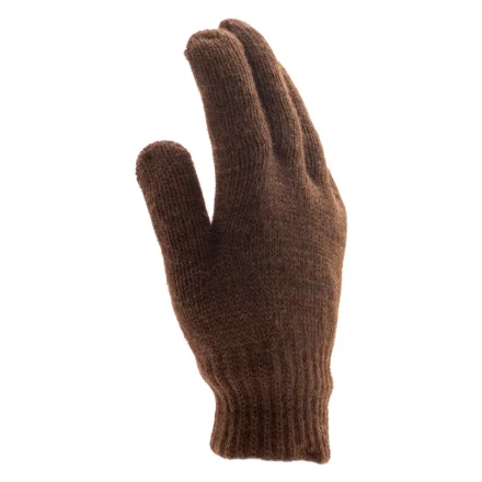 Перчатки трикотажные, двойные, верблюжья и овечья шерсть, ПВХ покрытие, Россия, Сибртех 68635 купить в Сургуте