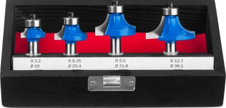 ЗУБР 4 шт, набор профильных фрез по дереву, Профессионал (28795-H4-2) купить в Сургуте