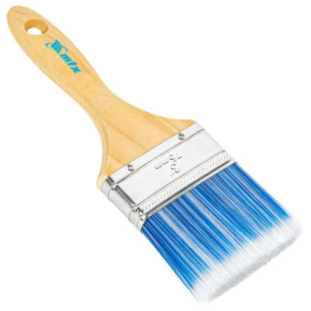 Кисть плоская &quot;Евро&quot; 3&quot;, искусственная щетина, деревянная ручка MTX 83073 купить в Сургуте