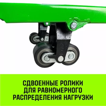 Тележка гидравлическая ручная HITCH REGULAR 2500KG 1150*550мм (полиуретановые ролики) купить в Сургуте