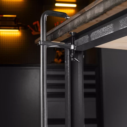 Струбцина F-образная Denzel 20478, 120x400мм, кованая купить в Сургуте