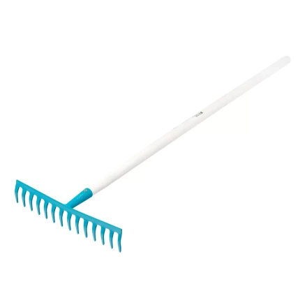 Грабли стальные Palisad, 360х1250 мм, 14 прямых зубьев, деревянный лакированный черенок, Luxe 6178988 купить в Сургуте