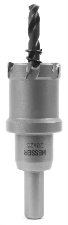 ТСТ коронка MESSER 28X25 с центрирующим сверлом и толкающей пружиной купить в Сургуте