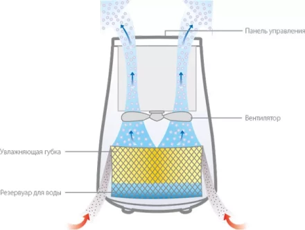 Увлажнитель Ballu EHB-010 холодный пар купить в Сургуте