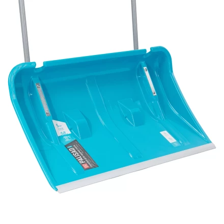 Скрепер для уборки снега Palisad 61800, полипропилен, колеса, 750х445х1275 мм, рукоятка с ПВХ, LUXE купить в Сургуте