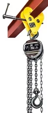 Таль ручная цепная HSZ-J LB г-п 1 тонн H=18 метра купить в Сургуте