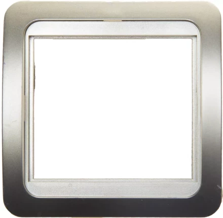 Панель СВЕТОЗАР &quot;ГАММА&quot; накладная, цвет золотой металлик, 1 гнездо SV-54145-GM купить в Сургуте