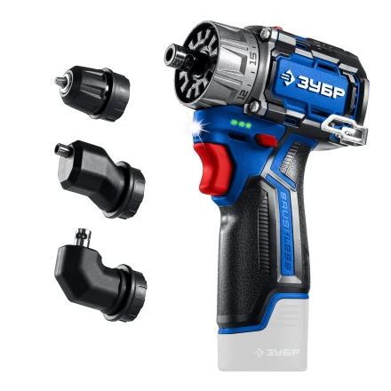 ЗУБР КОМБИ #1, 12 В, 45 Н·м, без АКБ (тип Т7), модульная дрель-шуруповерт, BRUSHLESS, Профессионал (DB-125) купить в Сургуте