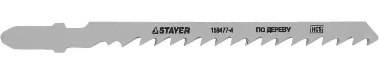 Полотна STAYER "STANDARD", T244D, для эл.лобзиков, HCS, по дереву, фанере, ДСП, быстрый фигурный рез, EU, 74/4мм, 2шт 159477-4 купить в Сургуте
