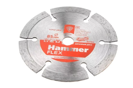 Круг алмазный HAMMER 206-236  Ф10х85мм сегментый по кирпичу купить в Сургуте