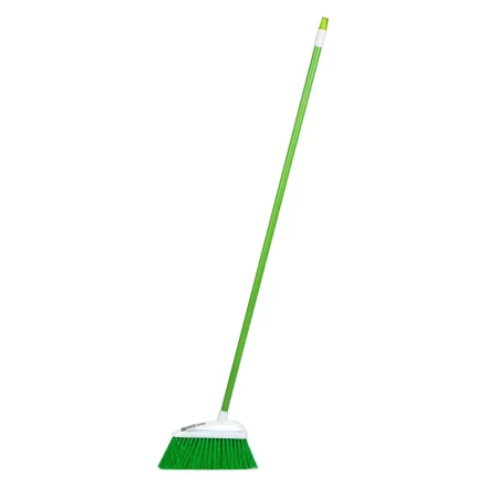 Щетка пластмасс. для подметания пола, премиум, 23 см, c черенком, 120 см, салатовая щетина, Home Palisad 935605 купить в Сургуте