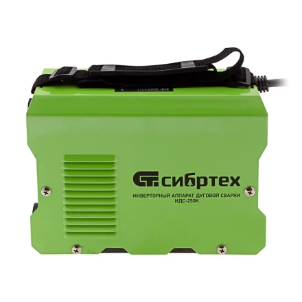 Инверторный аппарат дуговой сварки ИДС-250K, 250 А, ПВ 80%, диаметр электрода 1,6-5 мм Сибртех 94396 купить в Сургуте