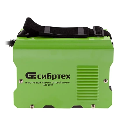 Инверторный аппарат дуговой сварки ИДС-250K, 250 А, ПВ 80%, диаметр электрода 1,6-5 мм Сибртех 94396 купить в Сургуте