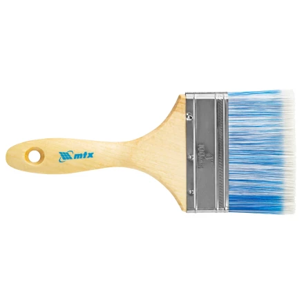 Кисть плоская &quot;Евро&quot; 4&quot;, искусственная щетина, деревянная ручка MTX 83074 купить в Сургуте