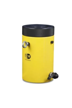 Домкрат гидравлический TOR HHYG-100150LS (ДГ100П150Г) 100 т с фиксирующей гайкой 1004739 купить в Сургуте