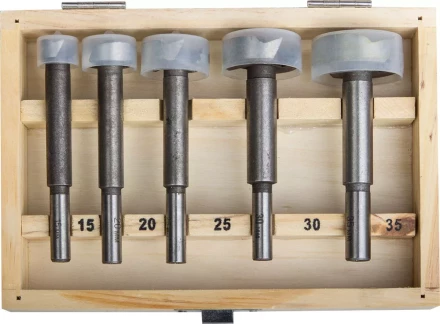 Набор сверл Форстнера по дереву &quot;Maxcut&quot;, 5шт( d=10-35мм), STAYER 29985-H5 29985-H5 купить в Сургуте