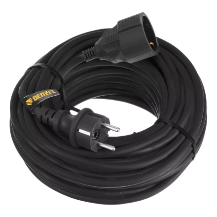 Удлинитель-шнур силовой Denzel Top Series 37420, КГТТ, 20м, 1 розетка, 3 x 1,5 мм, 3 м купить в Сургуте