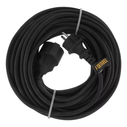 Удлинитель-шнур силовой Denzel Top Series 37420, КГТТ, 20м, 1 розетка, 3 x 1,5 мм, 3 м купить в Сургуте