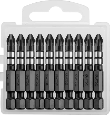 Биты для ударных шуруповертов KRAFTOOL Impact Pro PZ 26193-2-50-S10 купить в Сургуте