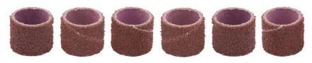 Лента ЗУБР абразивная, P 80, посадка d 12,5мм, L 12,7, 6шт 35918 купить в Сургуте