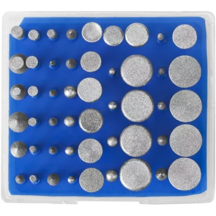 Набор ЗУБР &quot;ПРОФЕССИОНАЛ&quot;: Мини-насадки с алмазным напылением в пластиковом боксе, Р 180, хвостовик 3мм, 50 предметов 33383-H50 купить в Сургуте