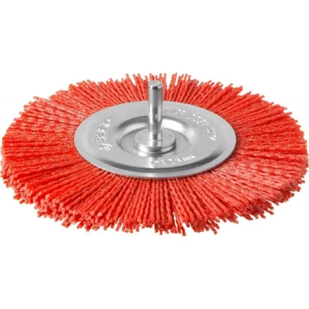 ЗУБР &quot;ПРОФЕССИОНАЛ&quot;. Щетка дисковая для дрели, нейлоновая проволока с абразивным покрытием, 125мм 35161-125_z02 купить в Сургуте