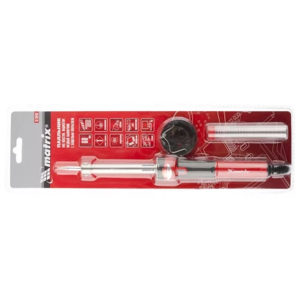 Паяльник,пл.ABS класс защиты 1 индикатор,медный наконеч. с долговеч. покрытием,220В,30W MTX 9130439 купить в Сургуте