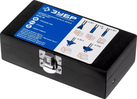 ЗУБР 6 шт, набор профильных фрез по дереву, Профессионал (28795-H6) купить в Сургуте