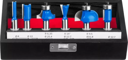 ЗУБР 6 шт, набор профильных фрез по дереву, Профессионал (28795-H6) купить в Сургуте