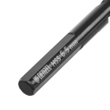 Сверло по металлу, 6,5 мм, HSS-Tin, Golden Tip, 10 шт. Denzel 717216 купить в Сургуте