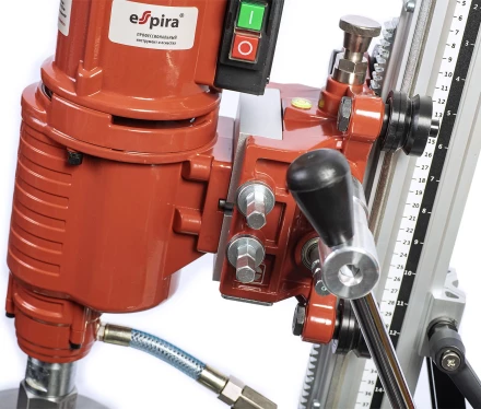 Установка алмазного бурения ESPIRA DDC-255-F4 (220В, 50/6Гц, ном.вх. мощн 4350 W, max ф250 мм, вес 44 кг), 400213 купить в Сургуте