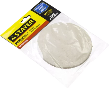 Полировальная насадка STAYER &quot;MASTER&quot; из фетра на липучке d=125мм 35930-125 купить в Сургуте