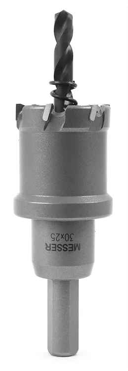 ТСТ коронка MESSER 30X25 с центрирующим сверлом и толкающей пружиной купить в Сургуте