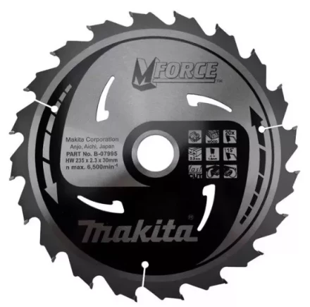 Диск пильный Makita M-Force, 190х30х2мм, 12 зуб, для дерева B-31245 купить в Сургуте