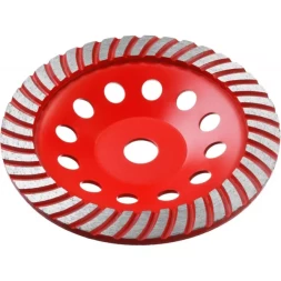 Чашка алмазная шлифовальная по бетону ЗУБР "МАСТЕР" сегментированная, 180мм 33375-180