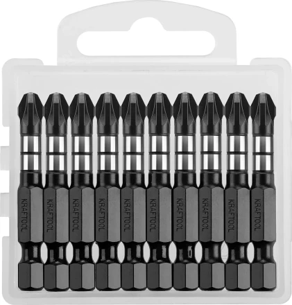 Биты для ударных шуруповертов KRAFTOOL Impact Pro PZ 26193-3-50-S10 купить в Сургуте